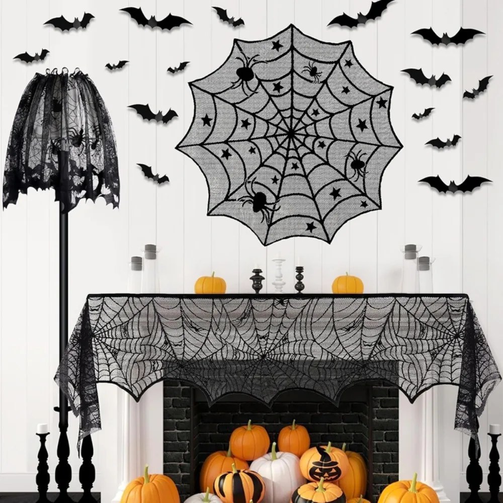 Halloweeni pits-lauakomplekt ja 32 nahkhiirt
