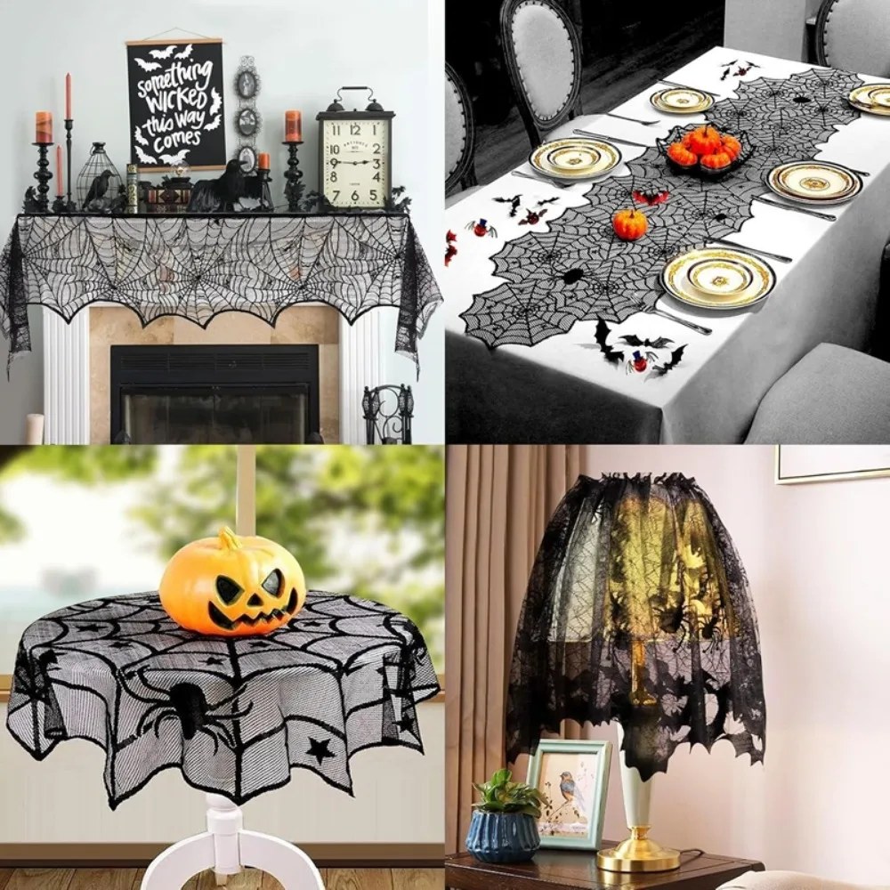 Halloweeni pits-lauakomplekt ja 32 nahkhiirt