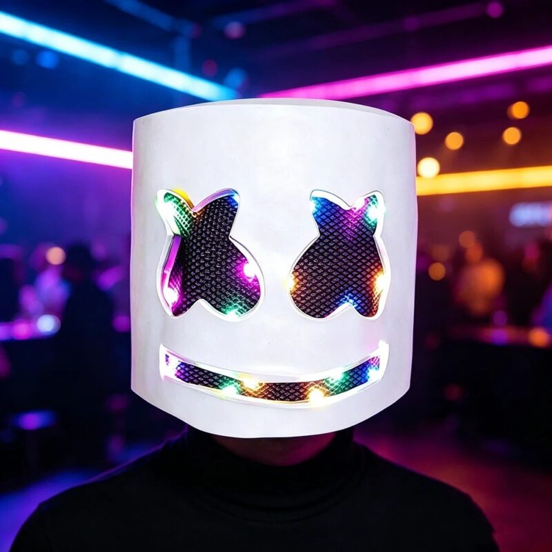 LED täismask, lateks