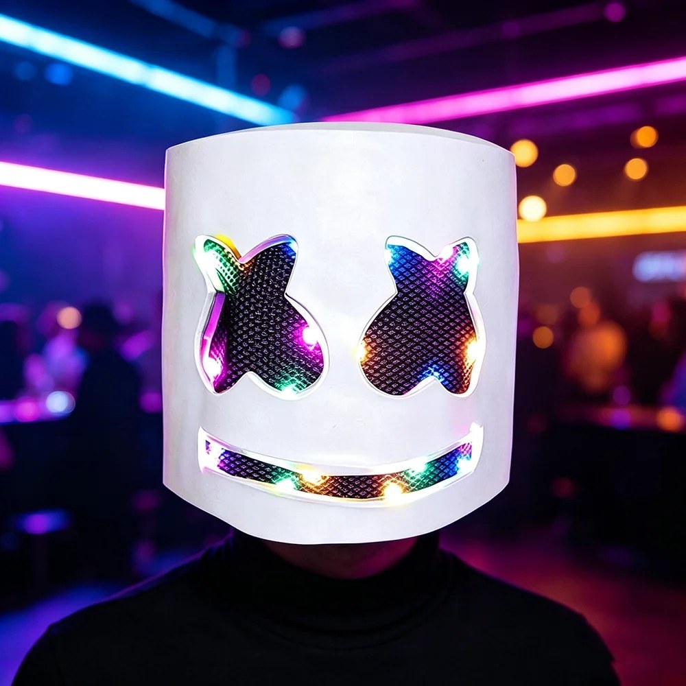 LED täismask, lateks