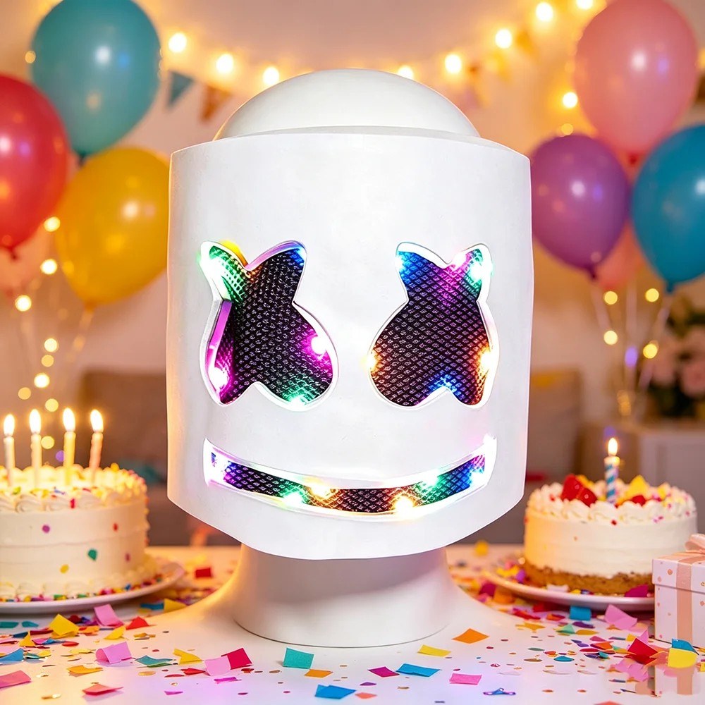 LED täismask, lateks