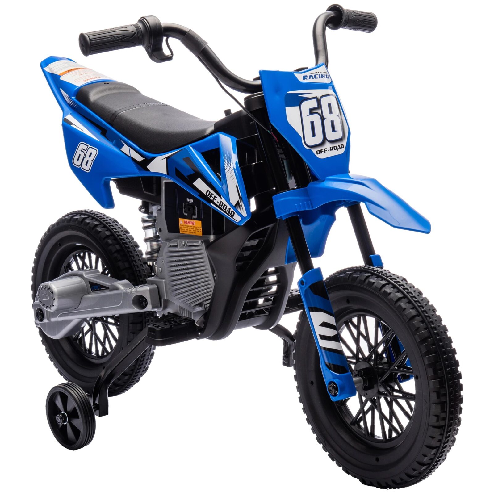 Laste elektrimootorratas 12 V, tugiratastega, 3–6 a — pilt 8