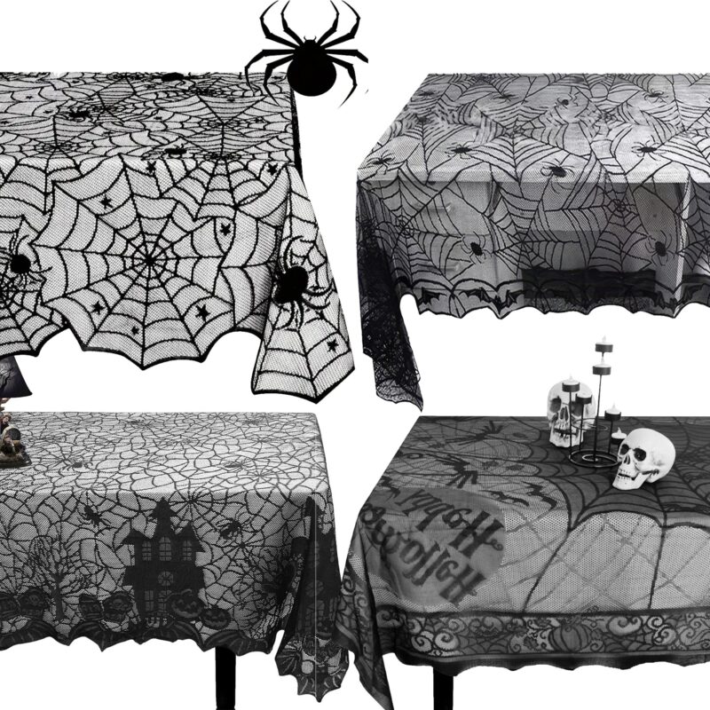 Halloweeni pits-lauakomplekt ja 32 nahkhiirt