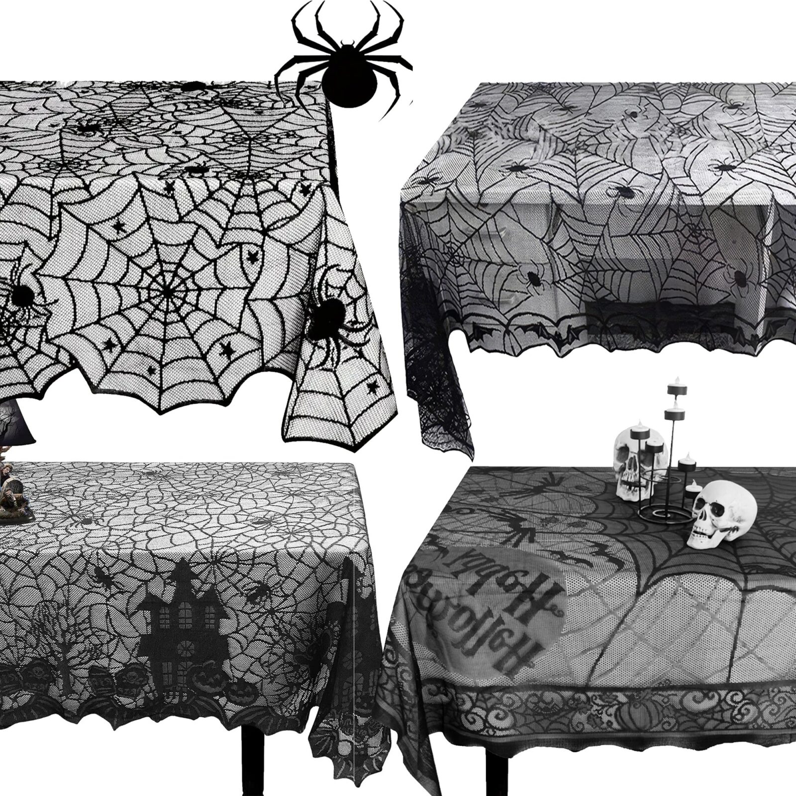 Halloweeni pits-lauakomplekt ja 32 nahkhiirt — pilt 9