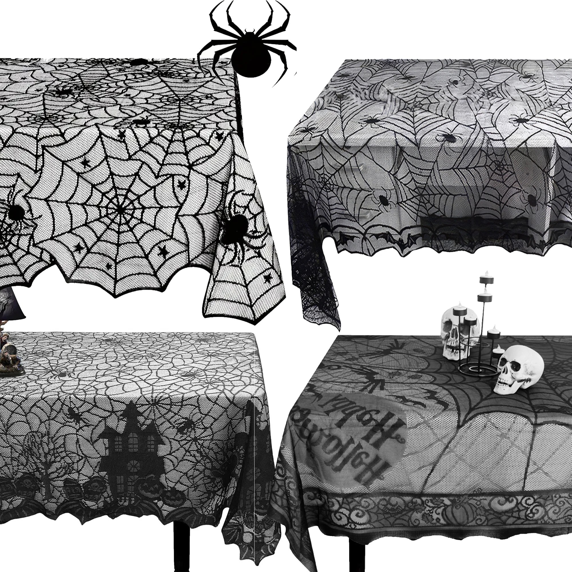 Halloweeni pits-lauakomplekt ja 32 nahkhiirt