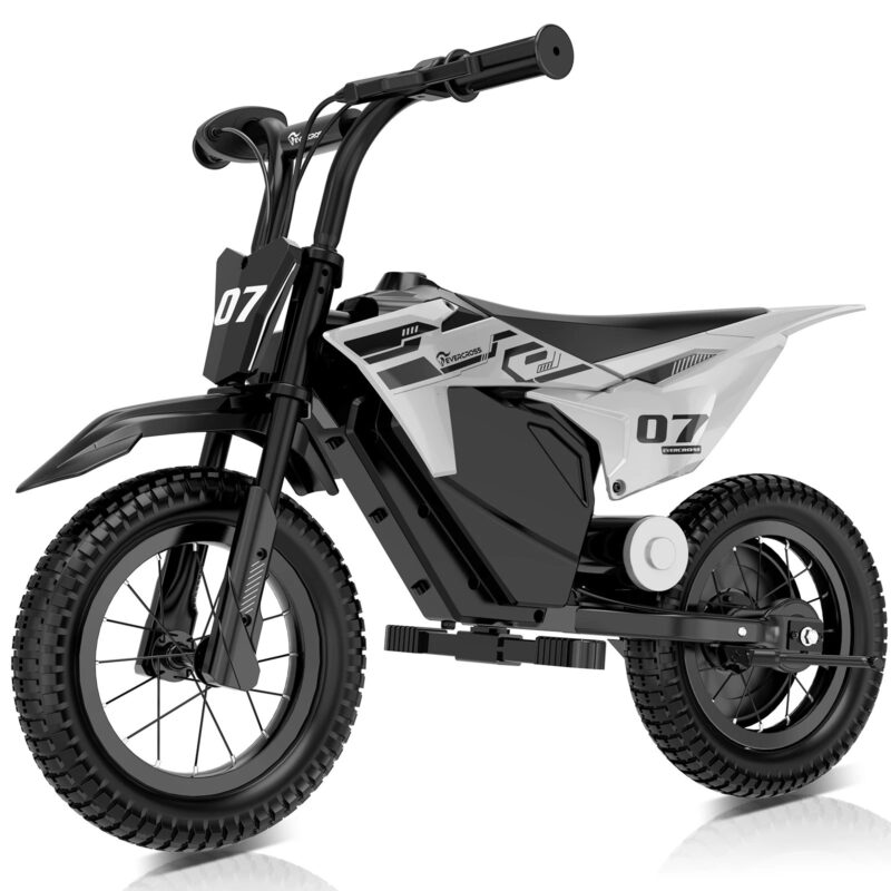 Laste elektrimootorratas 12 V, tugiratastega, 3–6 a