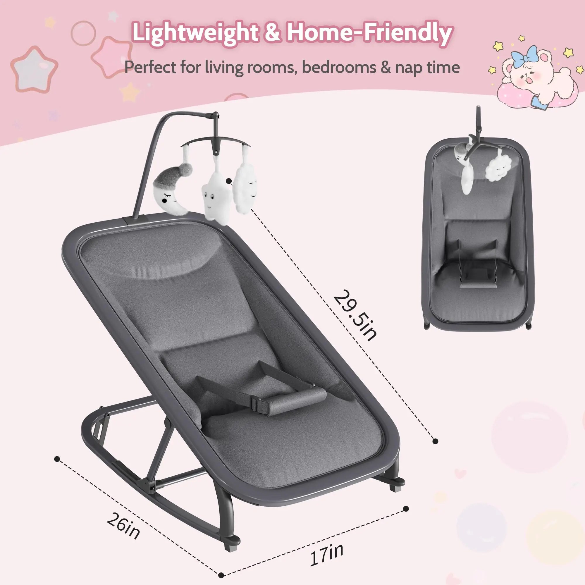 Kolmeratas 3-in-1 lükkeraamiga, 1,5–5 a