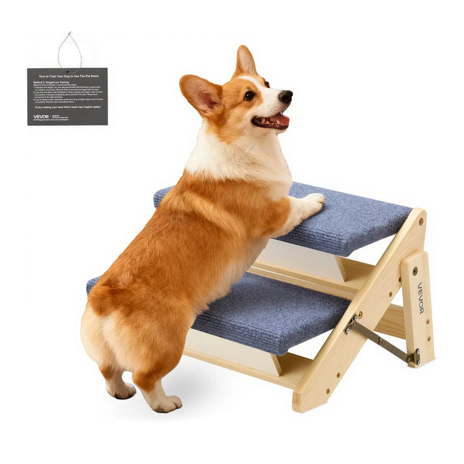 Puidust lemmikloomatrepp, 50 kg, 12 cm