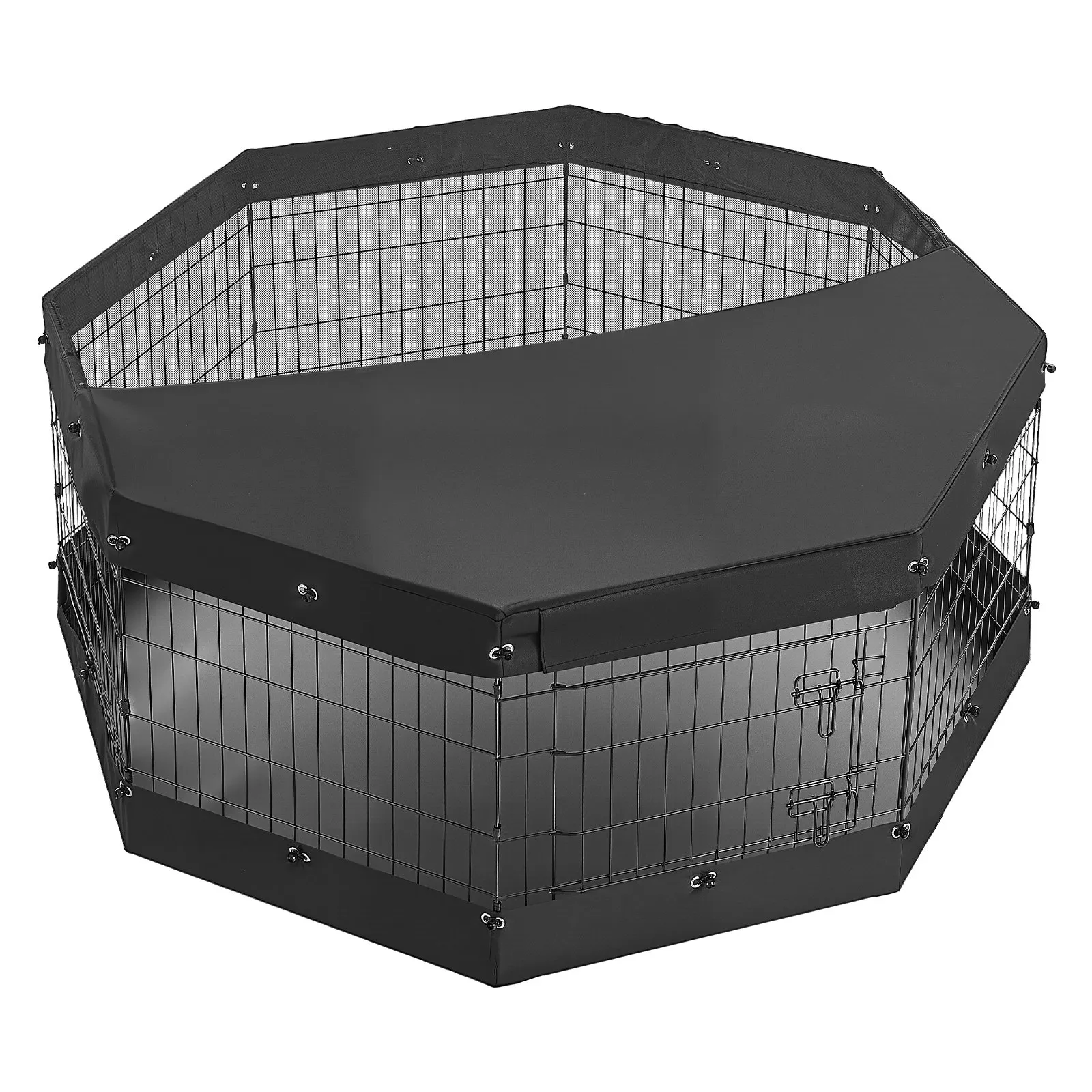 Koerte aedik 61 cm, 8 paneeli, teras