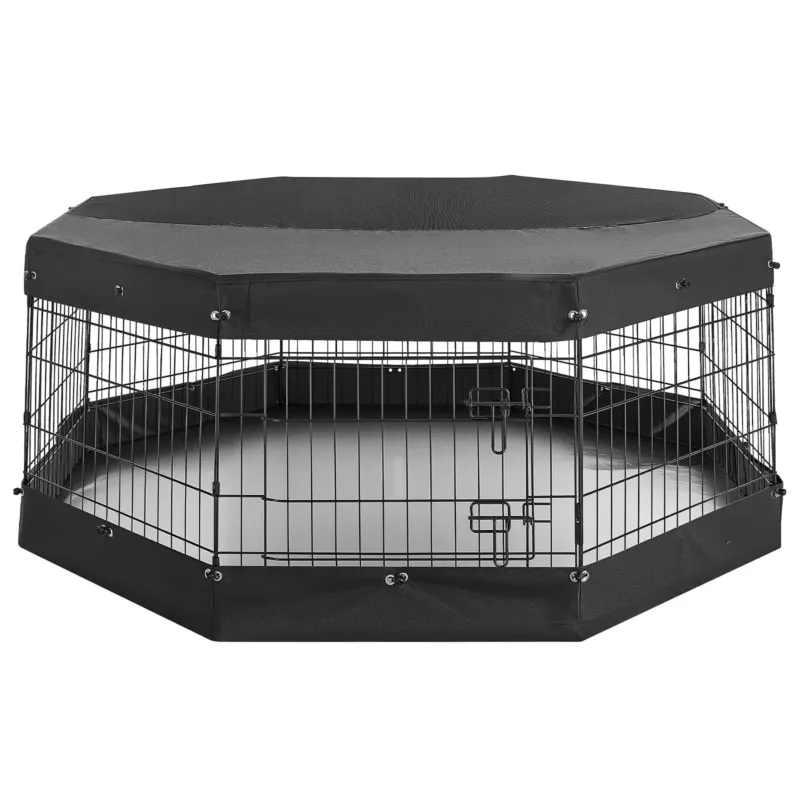 Koerte aedik 61 cm, 8 paneeli, teras