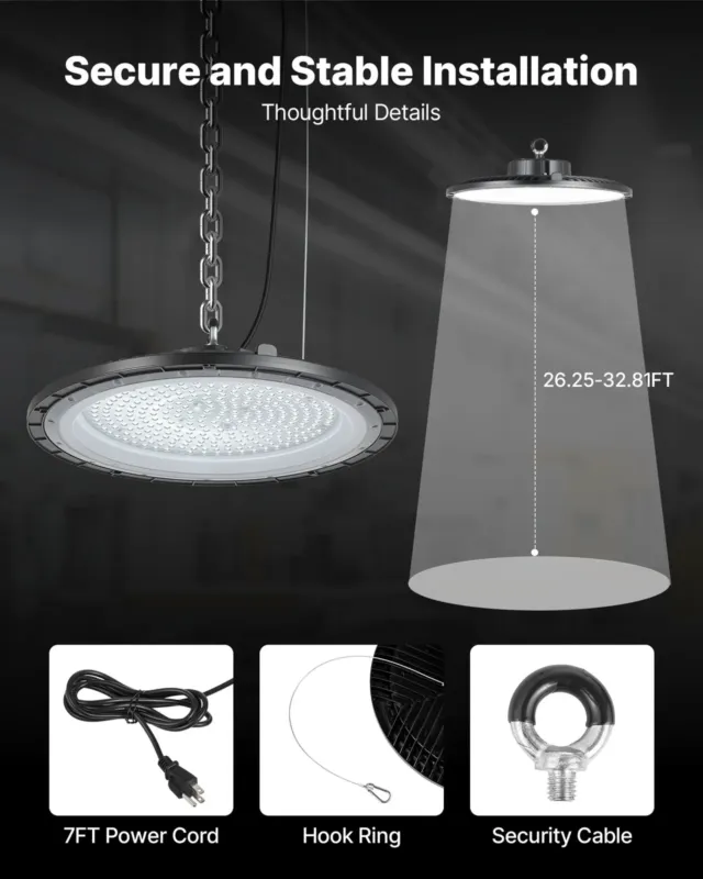 10 tk LED kõrge lahe valgusteid