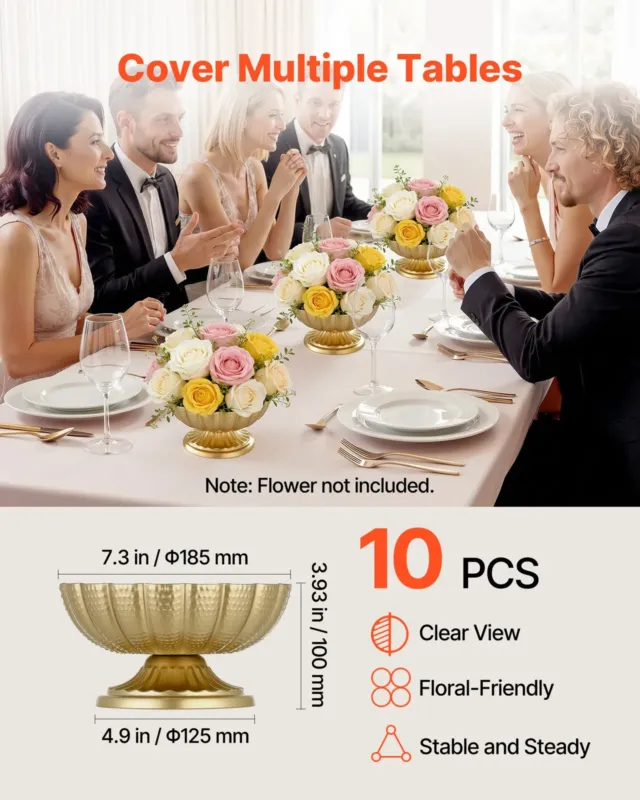 10 tk pulmalillevaas