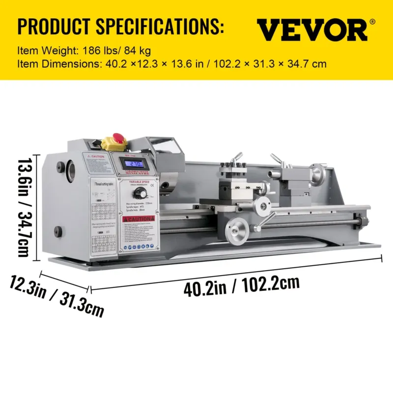 1100W mini-metalli treipink 220MMx750MM muudetava kiirusega metalli