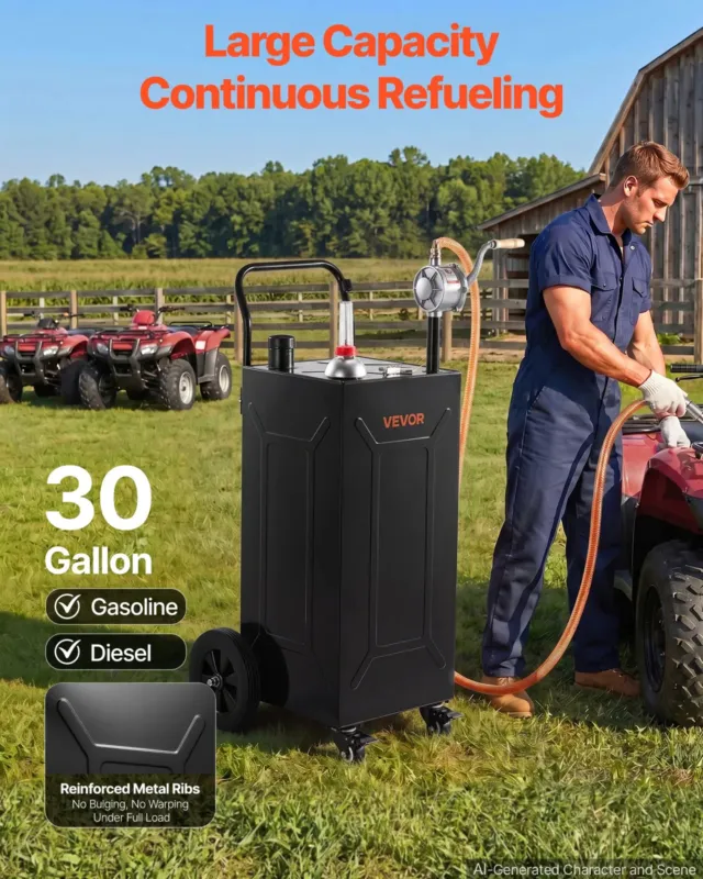 113,6L kütuse- ja bensiinikanister