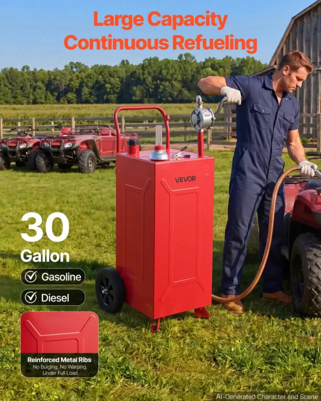 113,6L kütuse- ja bensiinikanister