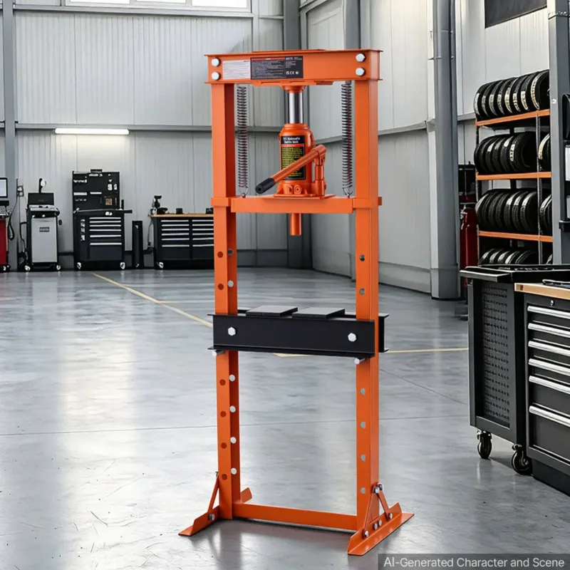 12-tonnine töökojapress, 65,5 cm, 122 mm