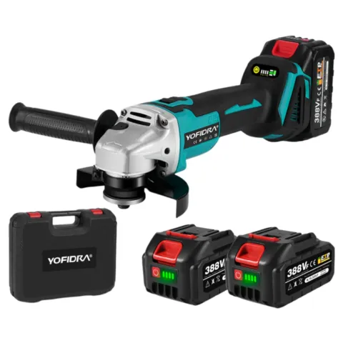 125 mm harjadeta nurklihvija, 2 akut, plastkohvris