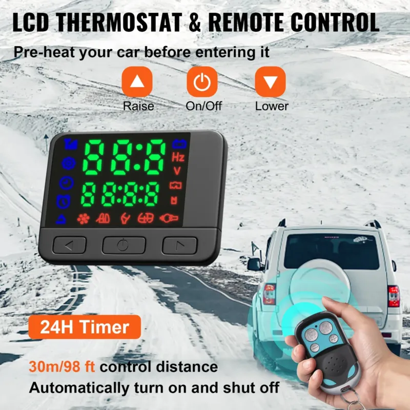 12V 2KW Diesel Air Heater Diesel heater Parking heater Air Diesel heater with Silencer