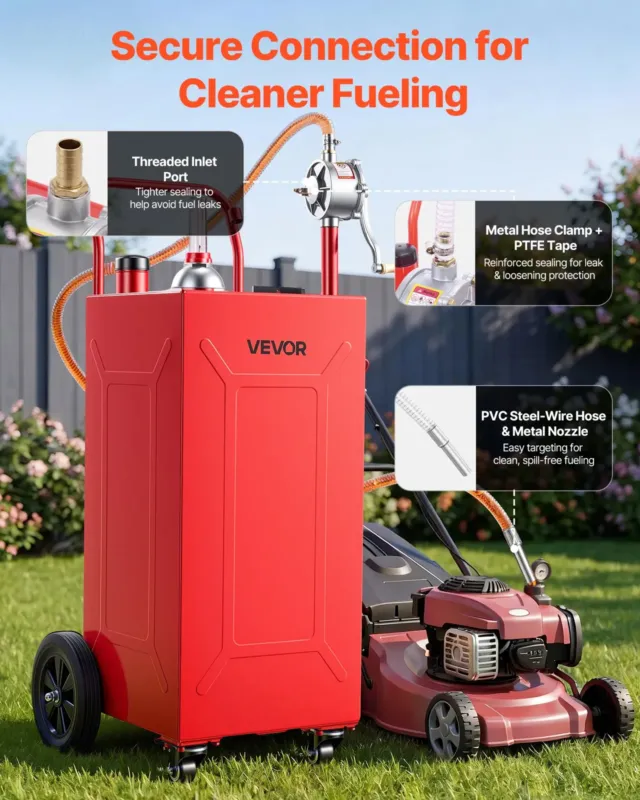 132,5L kütuse- ja bensiinikanister