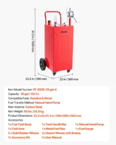 132,5L kütuse- ja bensiinikanister — pilt 7