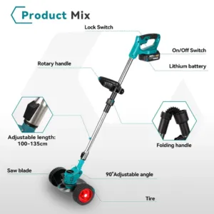 15,2 cm trimmer, 3000 W, ilma akuta — pilt 1