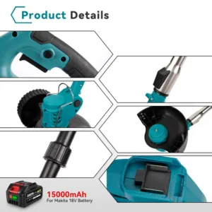 15,2 cm trimmer, 3000 W, ilma akuta — pilt 6