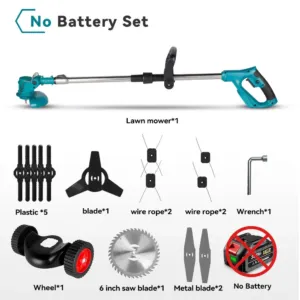 15,2 cm trimmer, 3000 W, ilma akuta — pilt 8