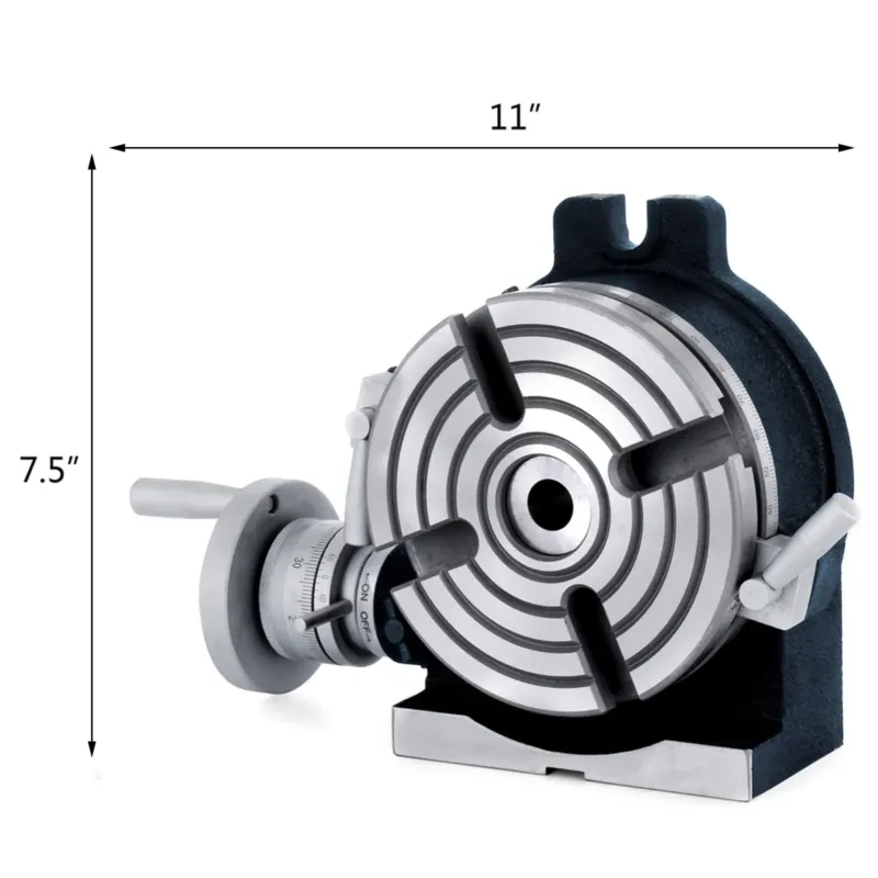 150 mm vertikaalne ja horisontaalne pöördlaud