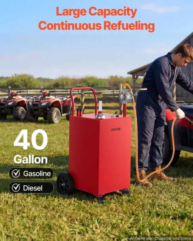 151,4L kütuse- ja bensiinikanister