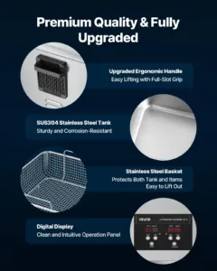 15L Ultrasonic Cleaner, 15 L, 240 W — pilt 5