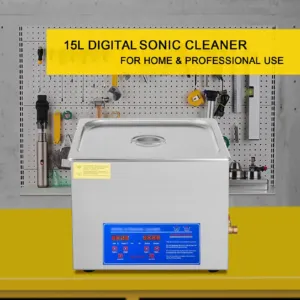 15L ultraheli puhastusmasin roostevabast terasest ultraheli puhastusmasin digitaalne, 15 L — pilt 2