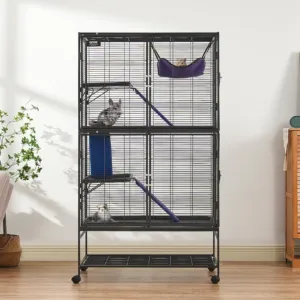 164,1 cm metallist väikeloomade puur — pilt 8