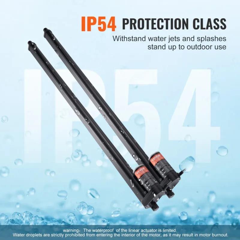 2 tk 12V lineaarajami komplekt 760 mm 9 mm/s 99,79 kg/1000N IP54