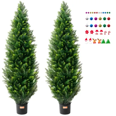 2 tk 152,4 cm kunstpuu seedripuu