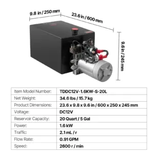 20 L hüdrauliline jõuseade — pilt 7