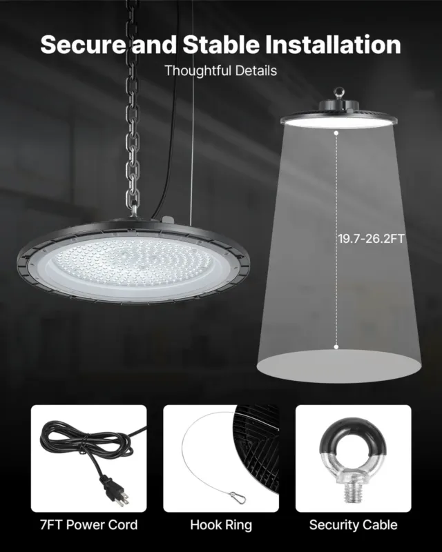 20 tk LED kõrge lahe valgustit