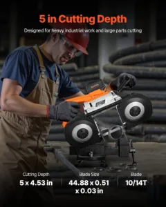 20V kaasaskantav lintsae komplekt, 127 mm, 360 W, 120 m — pilt 2
