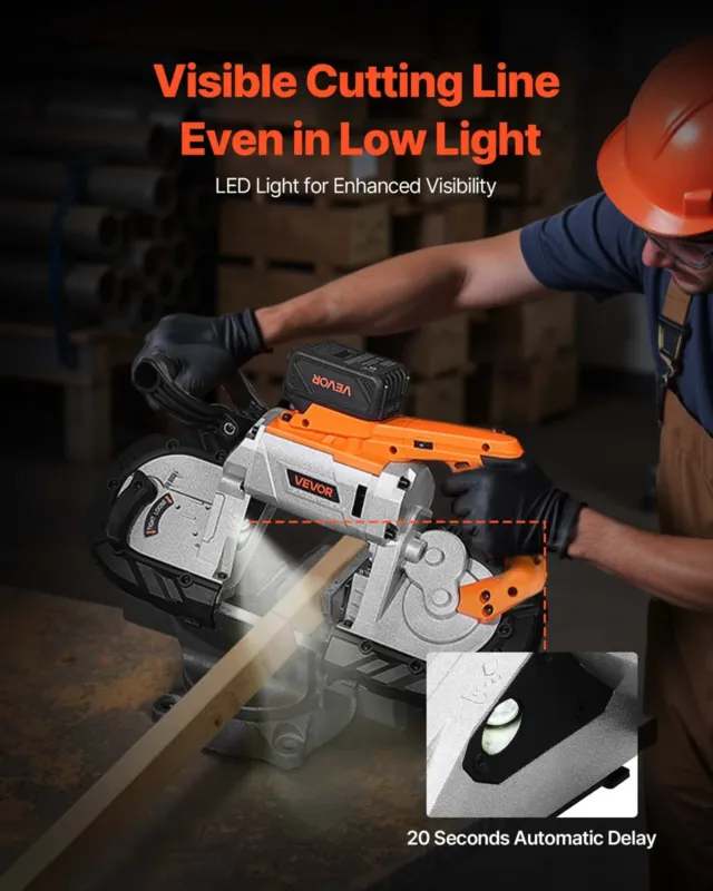 20V kaasaskantav lintsae komplekt, 127 mm, 360 W
