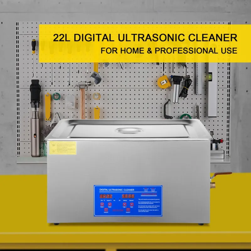 22L ultraheli puhastusmasin roostevabast terasest ultraheli