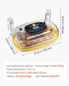 24 munainkubaator, 10 W, 1,86 kg — pilt 7