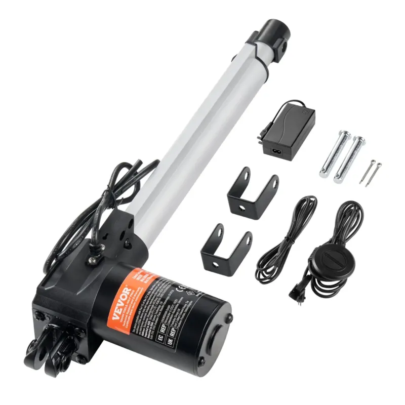24V lineaarajami komplekt 25,4 cm 2,5 cm/s 99,8 kg/1000N IP44