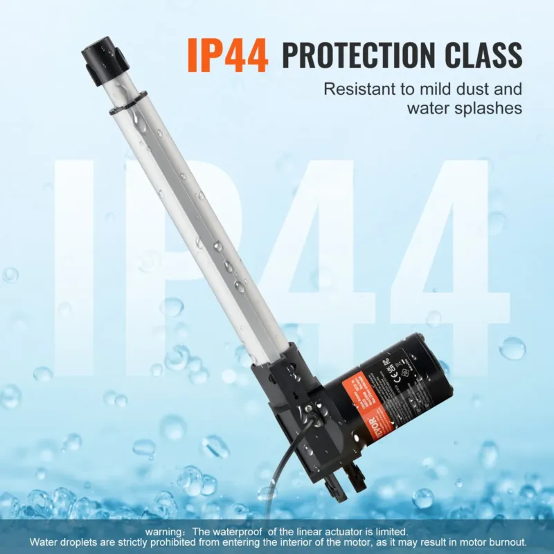 24V lineaarajami komplekt 25,4 cm 2,5 cm/s 99,8 kg/1000N IP44