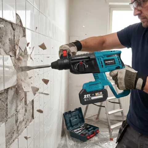 26 mm harjadeta lööktrell, must, ilma akuta