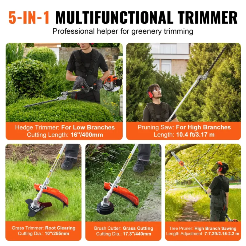26CC 12,7 cm-1 multifunktsionaalsed trimmerid