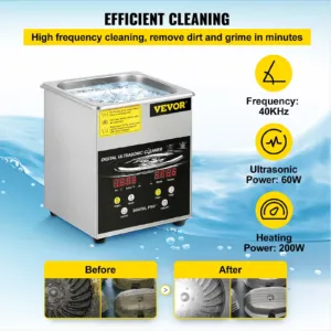 2L täiustatud ultraheli puhasti (100W kütteseade 60W ultraheli) professionaalne, 2 L — pilt 3