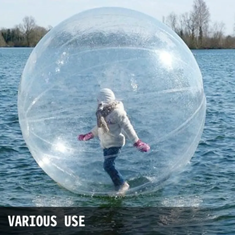 2m vees kõndimispall täispuhutav PVC ujumispall Zorb veekindel
