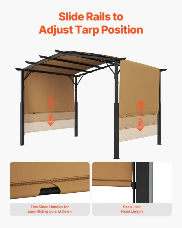 3,05 x 3,05 m õuepergola