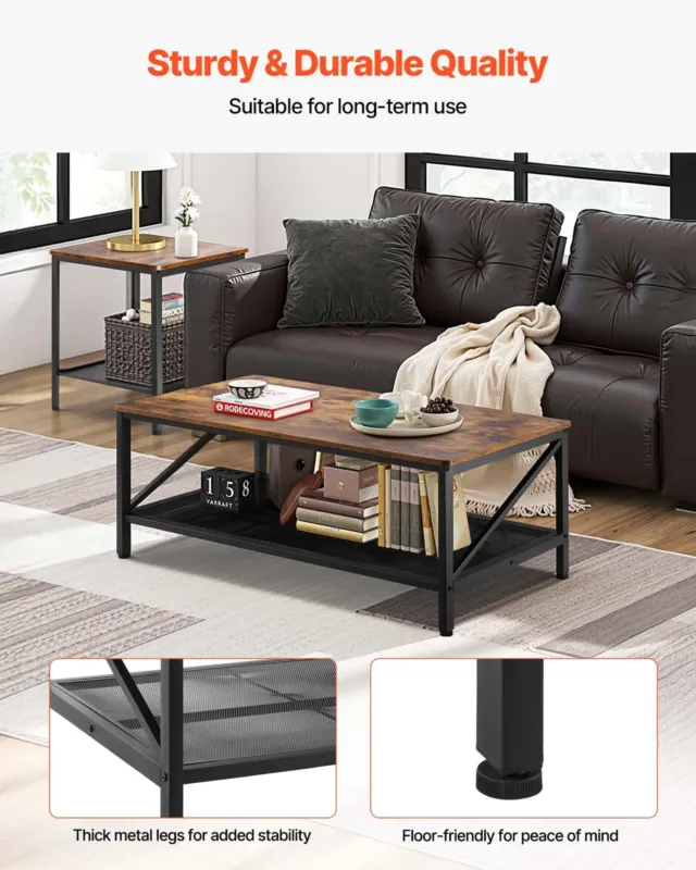 3-osaline elutoa lauakomplekt, 3 osa, 105 cm