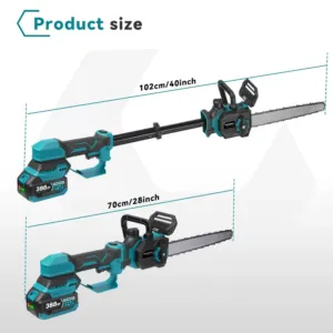 30,5 cm harjadeta kettsaag, ilma akuta — pilt 5