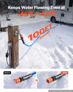 30,5 m soojendusega veevoolik matkaautodele temperatuuril -43 ℃ — pilt 2